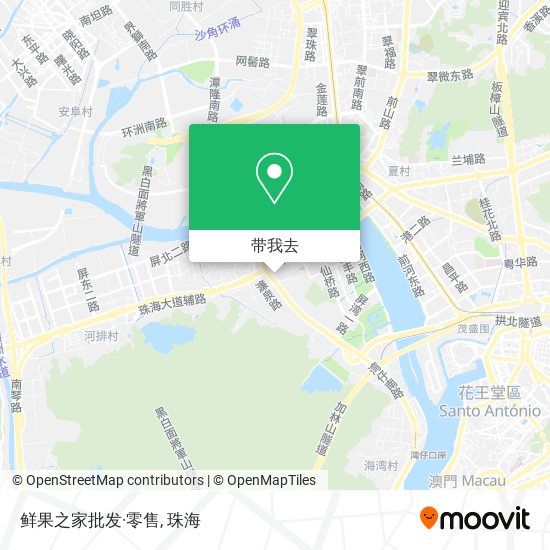鲜果之家批发·零售地图