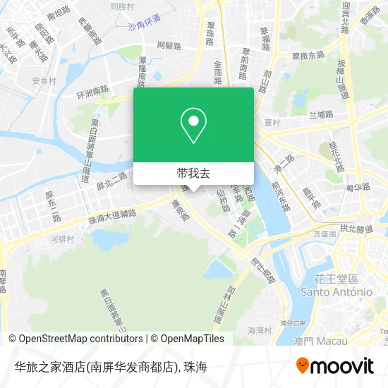 华旅之家酒店(南屏华发商都店)地图