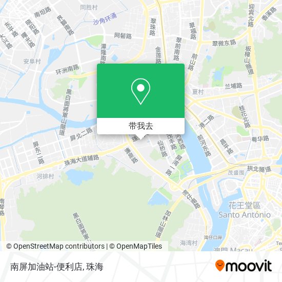 南屏加油站-便利店地图