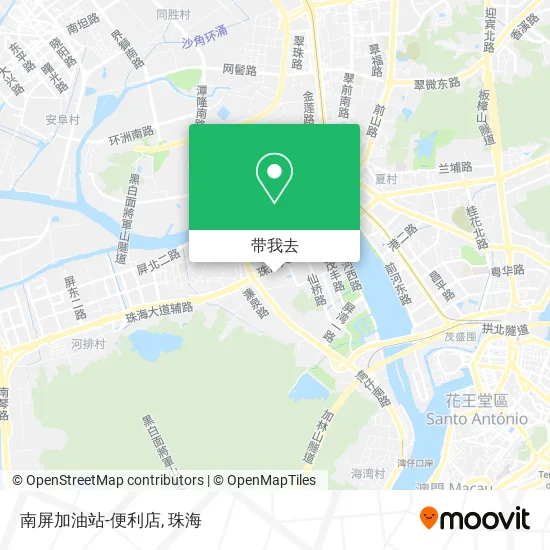 南屏加油站-便利店地图