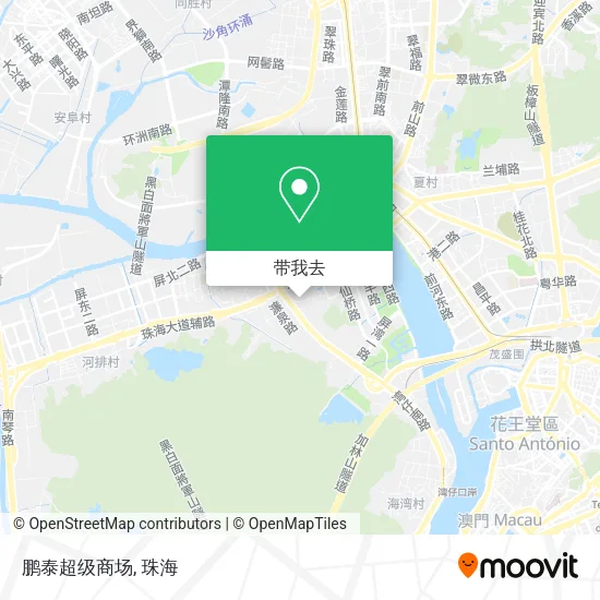 鹏泰超级商场地图