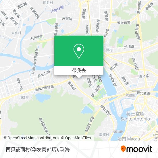 西贝莜面村(华发商都店)地图