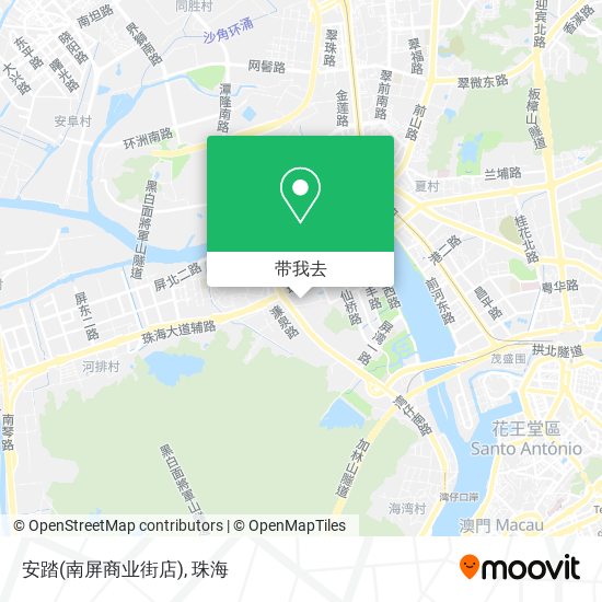 安踏(南屏商业街店)地图