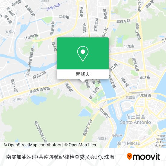 南屏加油站(中共南屏镇纪律检查委员会北)地图