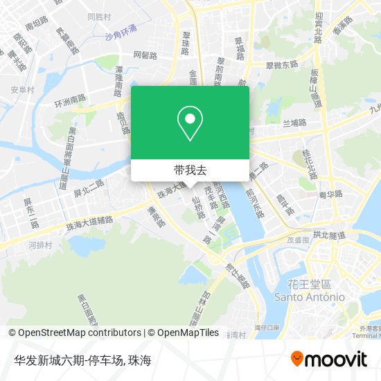 华发新城六期-停车场地图