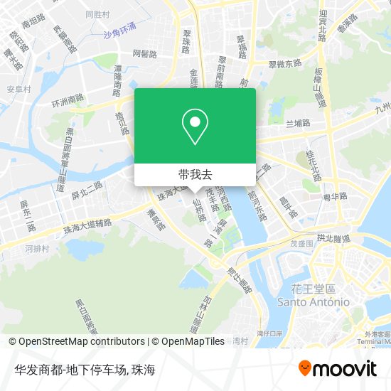 华发商都-地下停车场地图