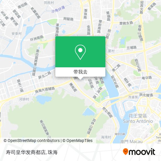 寿司皇华发商都店地图