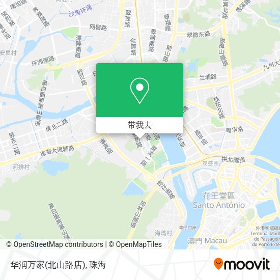 华润万家(北山路店)地图