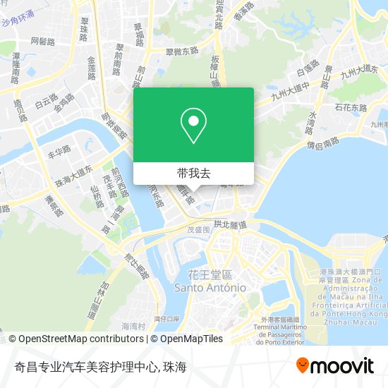 奇昌专业汽车美容护理中心地图