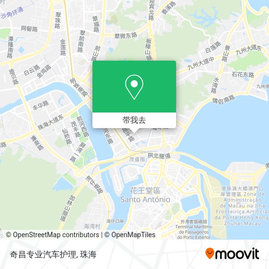 奇昌专业汽车护理地图