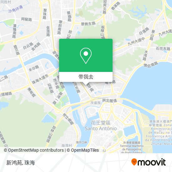 新鸿苑地图