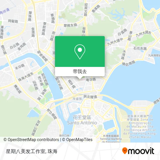 星期八美发工作室地图