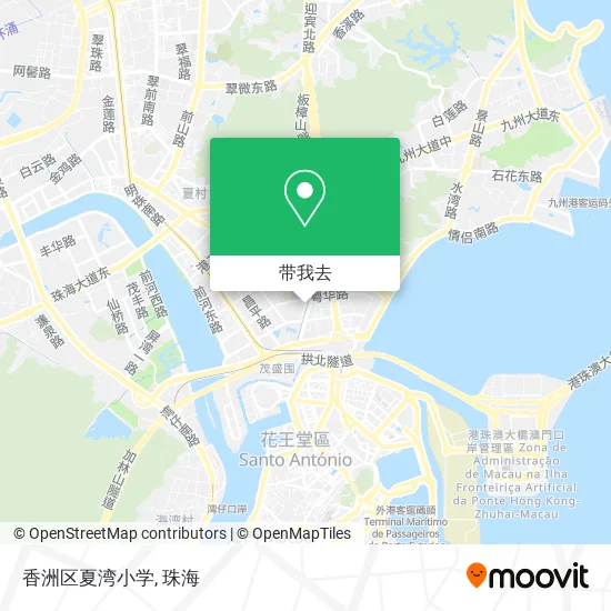 香洲区夏湾小学地图