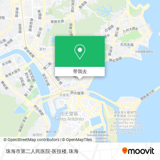 珠海市第二人民医院-医技楼地图