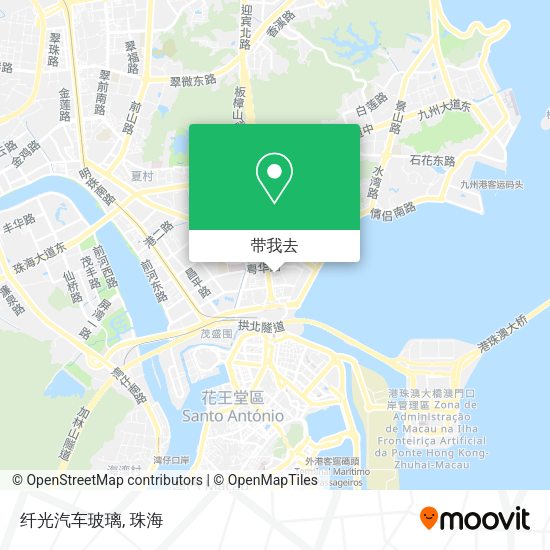 纤光汽车玻璃地图