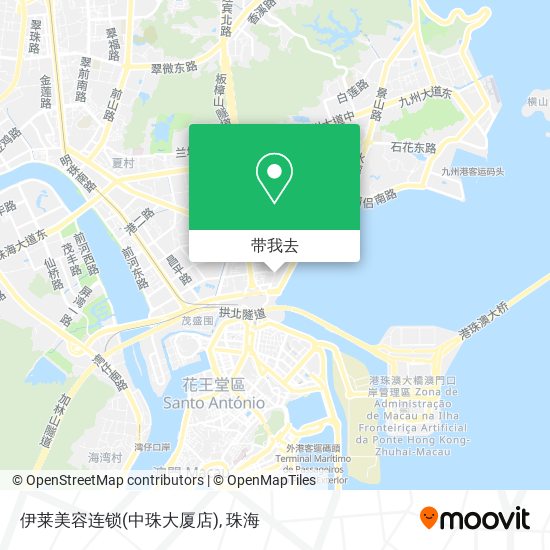 伊莱美容连锁(中珠大厦店)地图