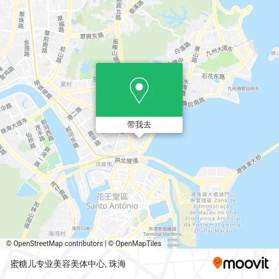 蜜糖儿专业美容美体中心地图