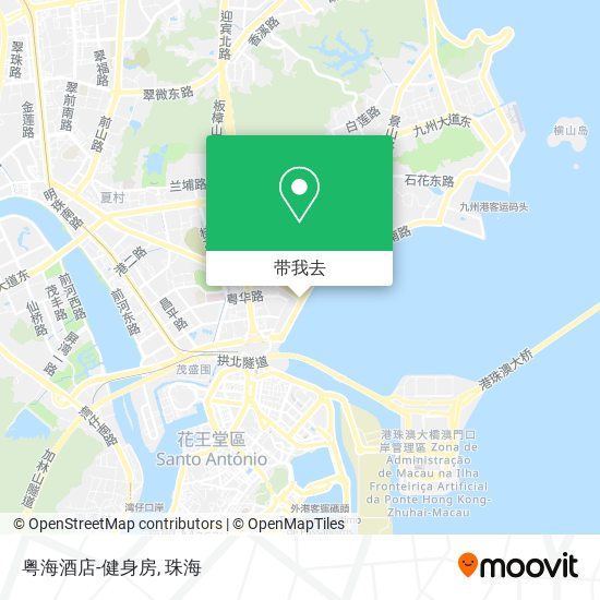 粤海酒店-健身房地图