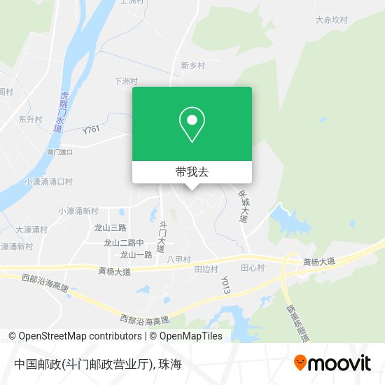中国邮政(斗门邮政营业厅)地图