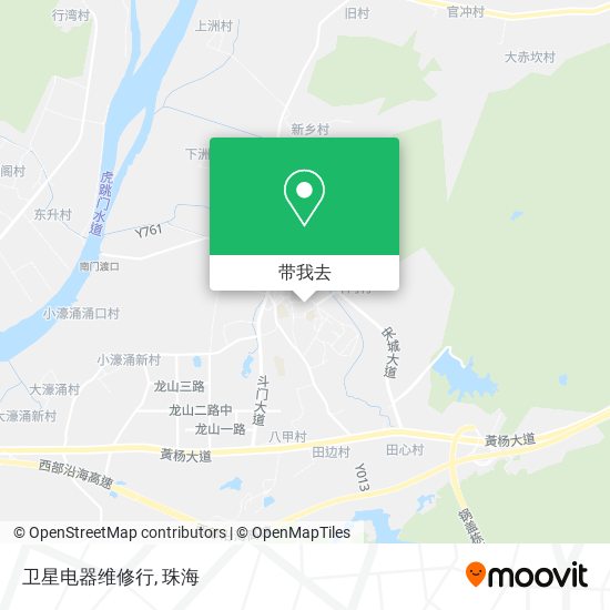 卫星电器维修行地图