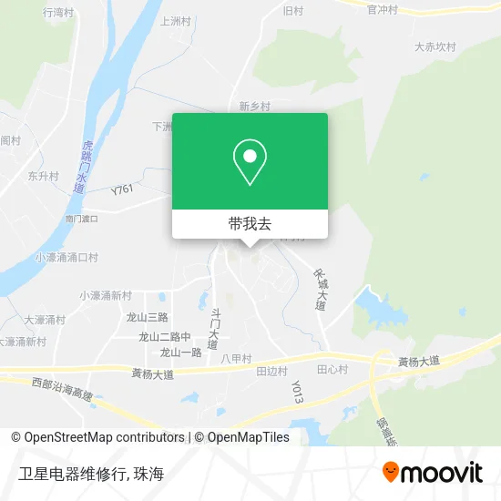 卫星电器维修行地图