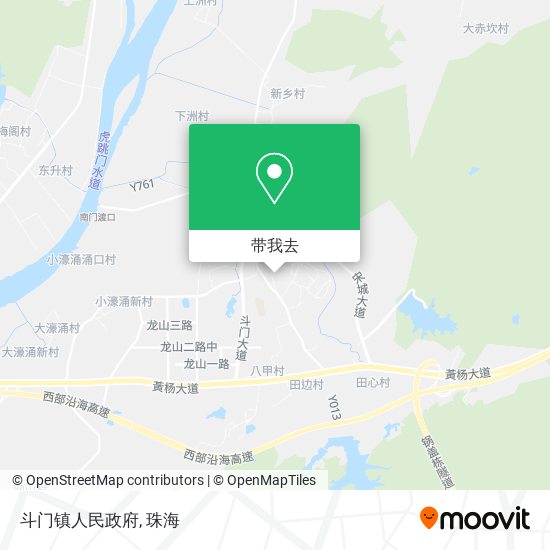 斗门镇人民政府地图