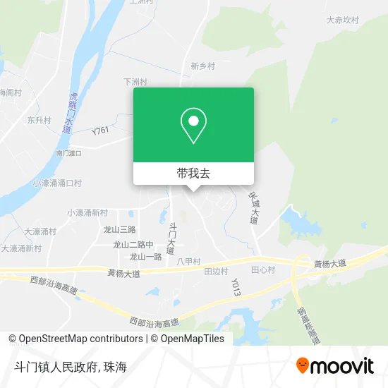 斗门镇人民政府地图