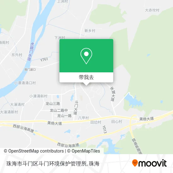 珠海市斗门区斗门环境保护管理所地图