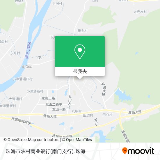 珠海市农村商业银行(南门支行)地图
