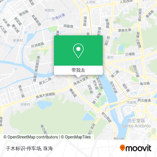 子木标识-停车场地图