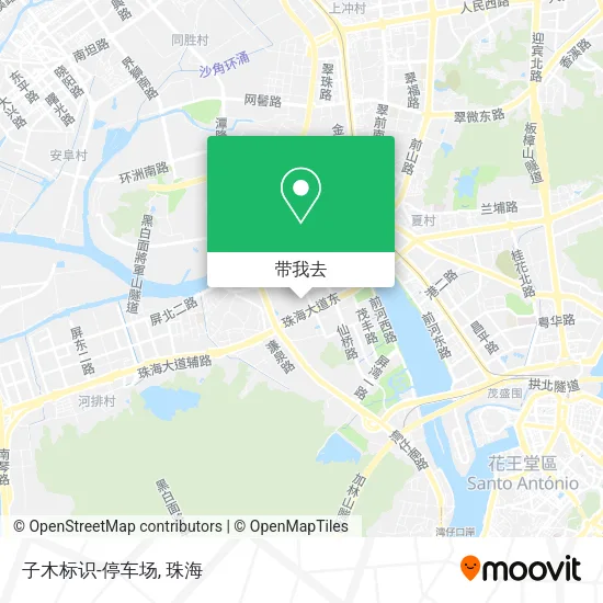 子木标识-停车场地图