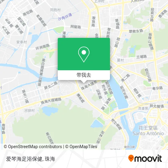 爱琴海足浴保健地图