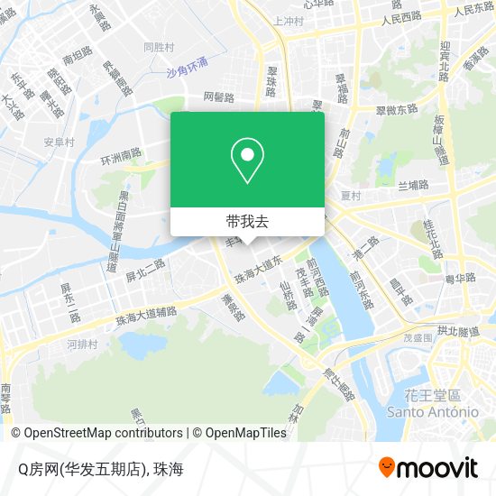 Q房网(华发五期店)地图