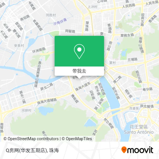 Q房网(华发五期店)地图