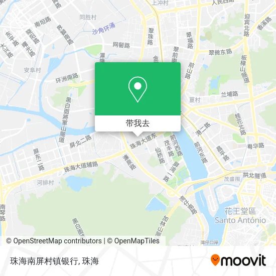 珠海南屏村镇银行地图