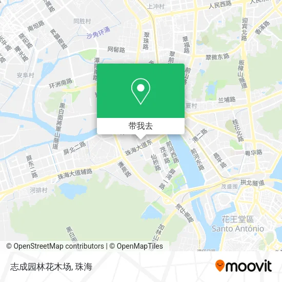 志成园林花木场地图