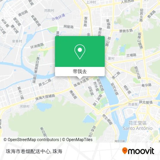 珠海市卷烟配送中心地图