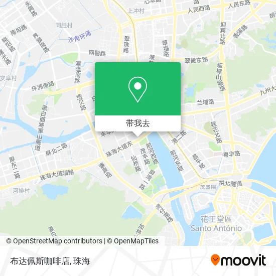 布达佩斯咖啡店地图