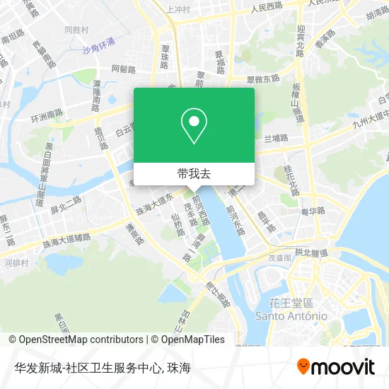 华发新城-社区卫生服务中心地图