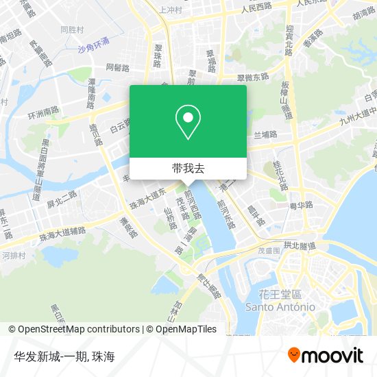 华发新城-一期地图