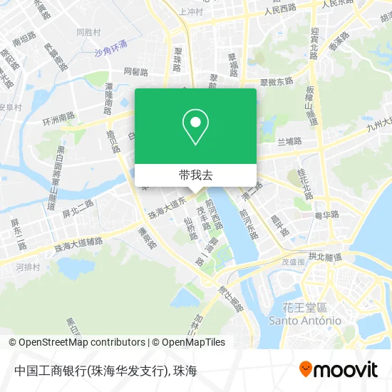 中国工商银行(珠海华发支行)地图
