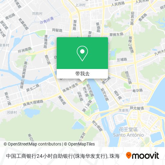 中国工商银行24小时自助银行(珠海华发支行)地图