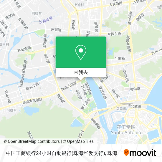 中国工商银行24小时自助银行(珠海华发支行)地图
