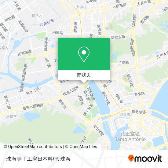 珠海壹丁工房日本料理地图