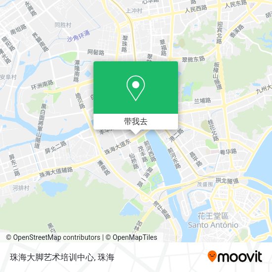 珠海大脚艺术培训中心地图
