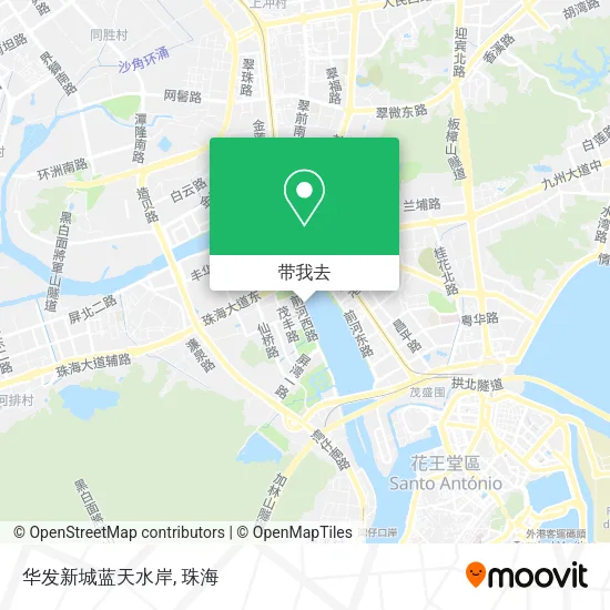 华发新城蓝天水岸地图