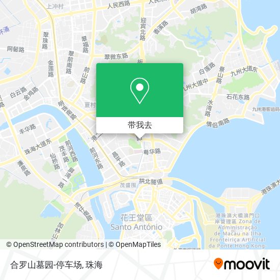 合罗山墓园-停车场地图