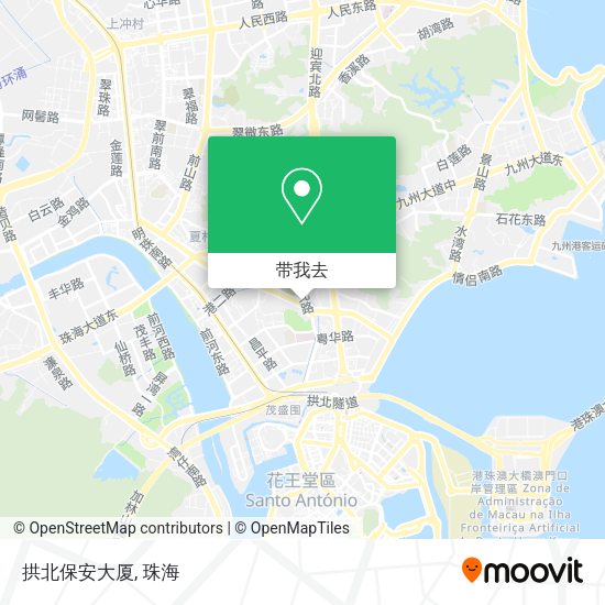 拱北保安大厦地图