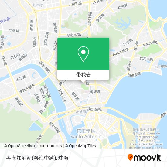 粤海加油站(粤海中路)地图