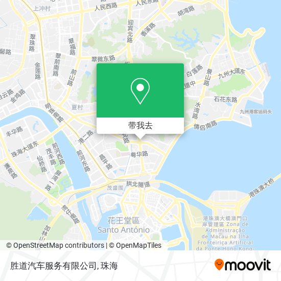 胜道汽车服务有限公司地图